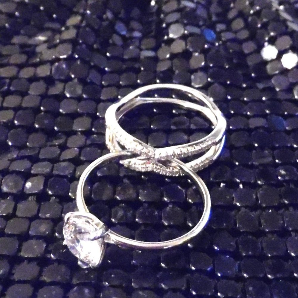 Radiance by Absolute Simulated Diamond Ring Size 9